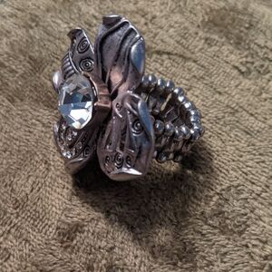 One size stretch ring rhinestone